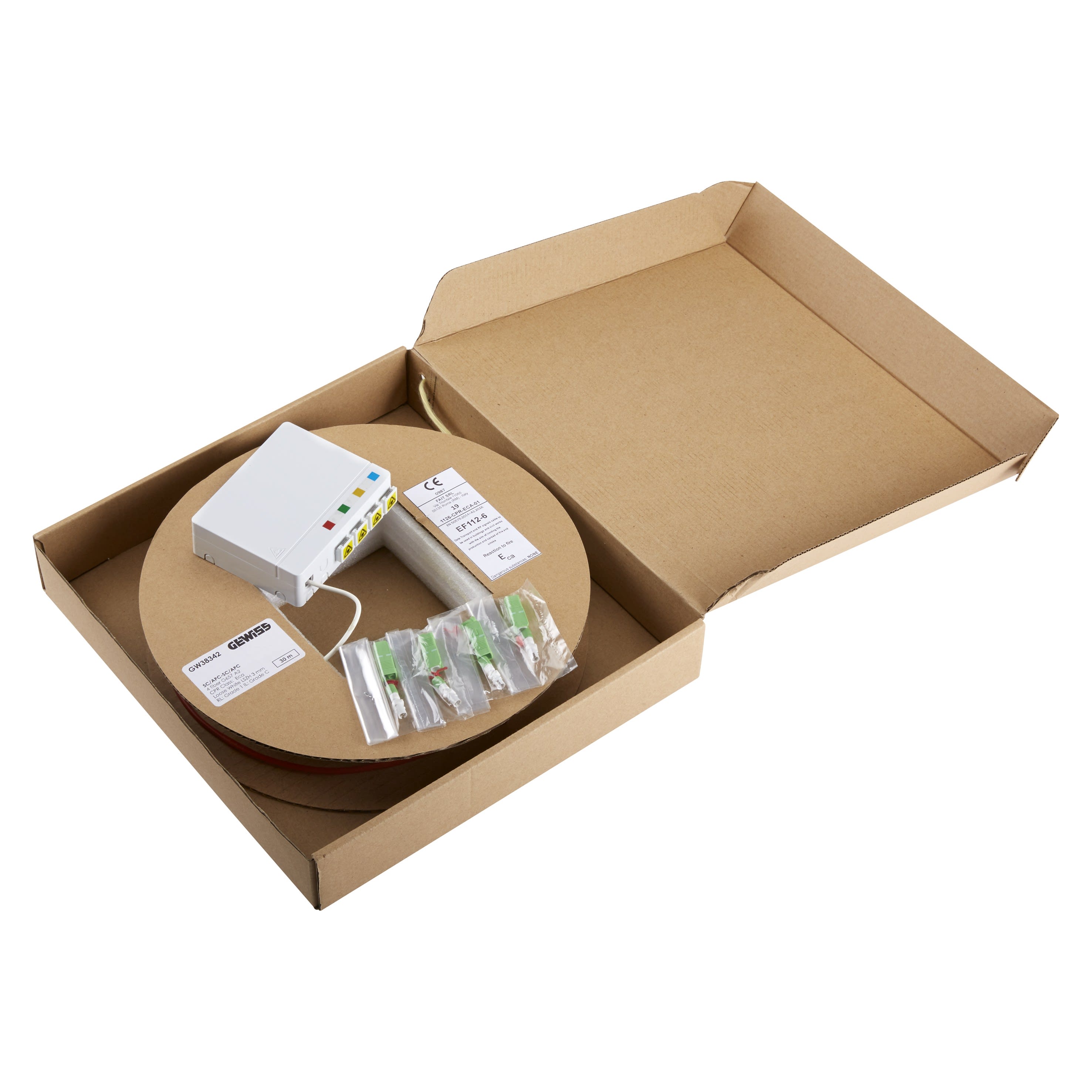 Gewiss - PTO PRÉ-CÂBLÉE 65M 4 FIBRES SC/APC