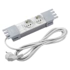 Gewiss - PANNEAU 10'' AVEC 2 PRISE 16A +INTERRUP.