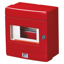 Gewiss - COFFRET IP55 SECUR.8M.RAIL EN50022 GRIS