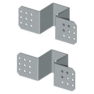 Gewiss - CVX630K - 2 SUPPORTS GOULOTTES CABLAGE