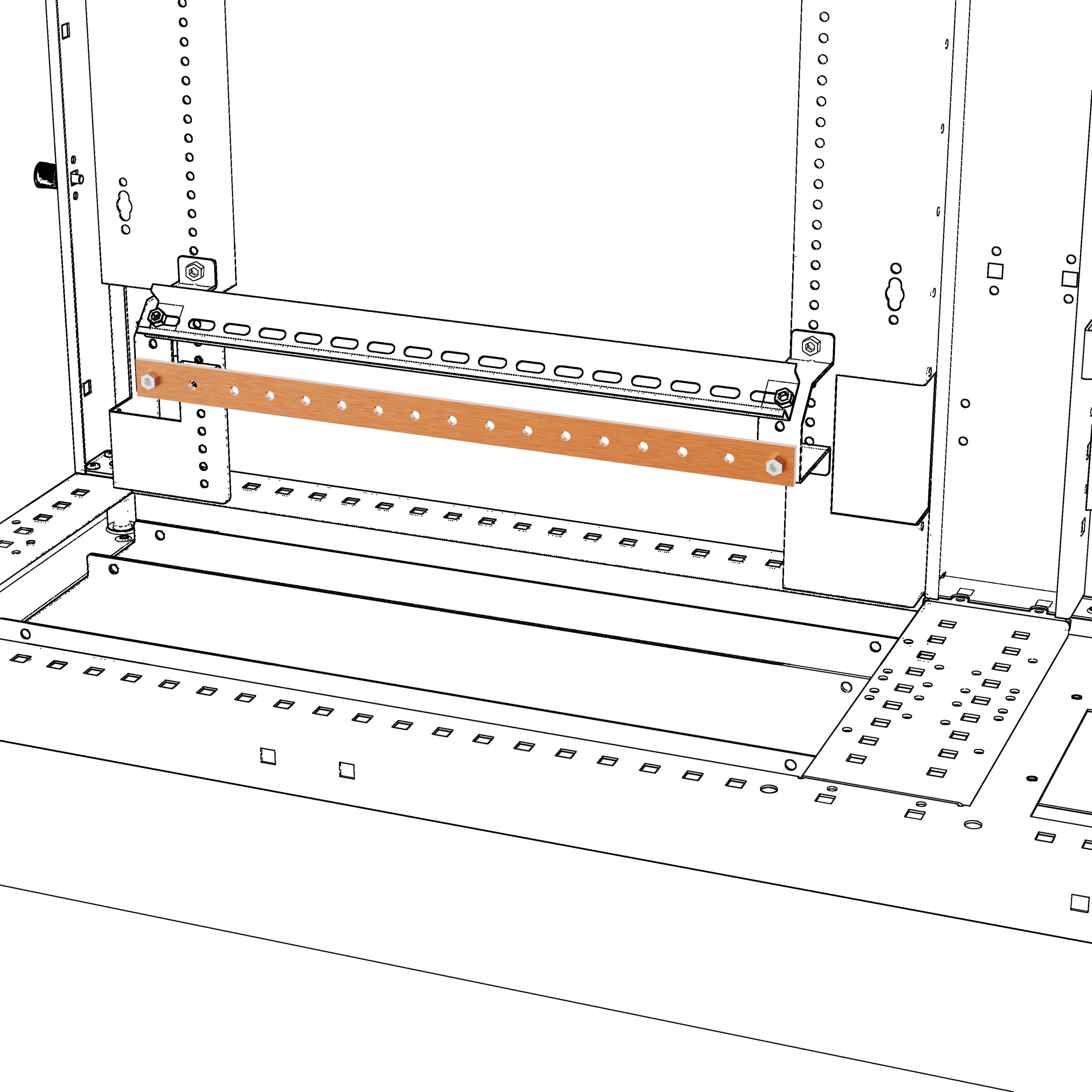 Gewiss - BARRE DE TERRE 60x5x1750 QDX1600H