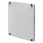 Gewiss - CONTRE-PORTE À CHARNIÈRES EN POLYESTER - POUR COFFRETS 405X500 - GRIS RAL7035 -