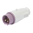 Gewiss - FICHE MOBILE DROITE - IP44 - 3P 16A 20-25V 50-60HZ - VIOLET - S.R. - CÂBLAGE VI