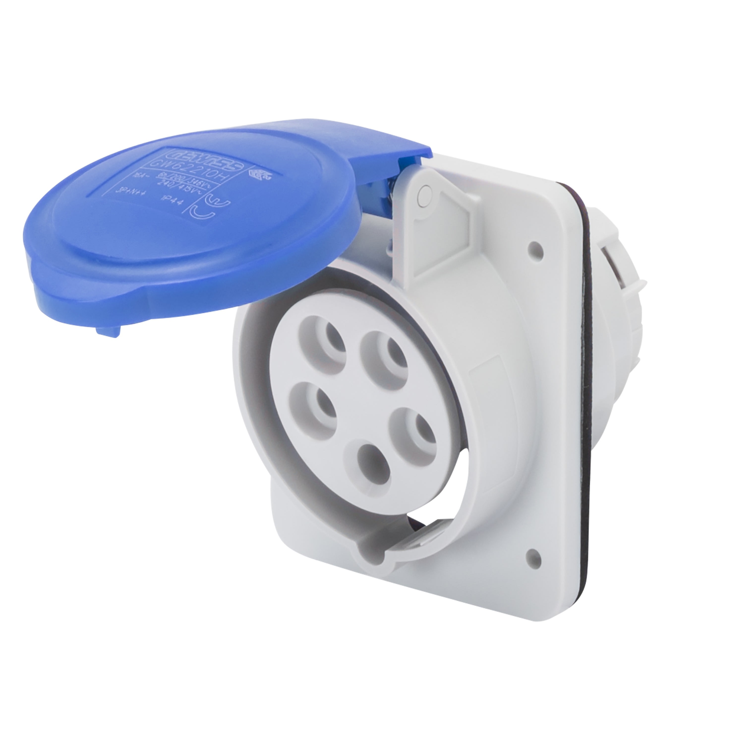 Gewiss - SOCLE PRISE 10° HP IP44 3P+N+T 16A 230V