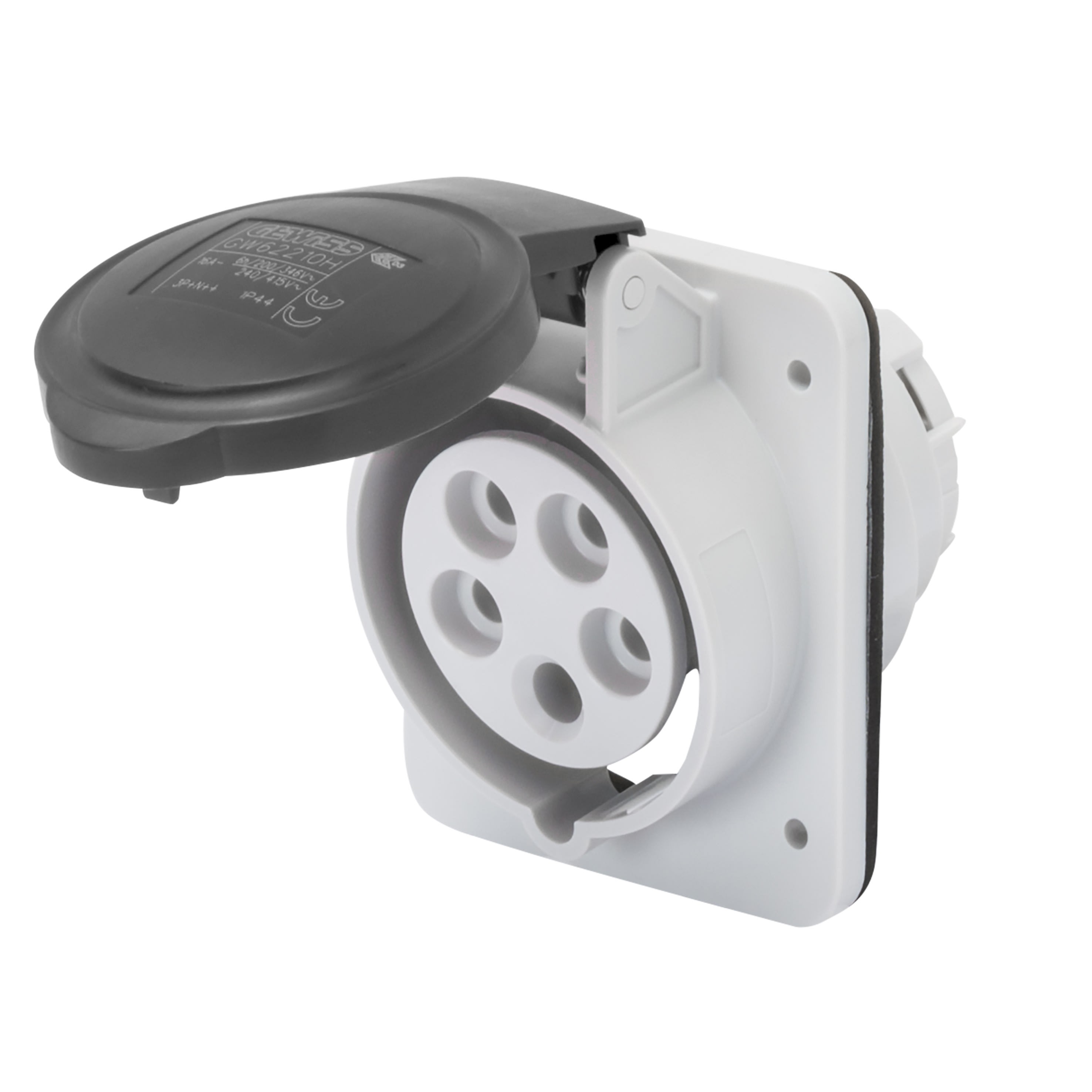 Gewiss - SOCLE PRISE 10° HP IP44 3P+N+T 16A 500V