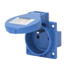 Gewiss - SOCLE PRISE 2P+T 16A FRANCAIS IP54 50X50 - GW62394