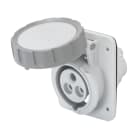 Gewiss - SOCLE PRISE 10° HP IP67 2P+T 32A >50÷250 - GW62866H