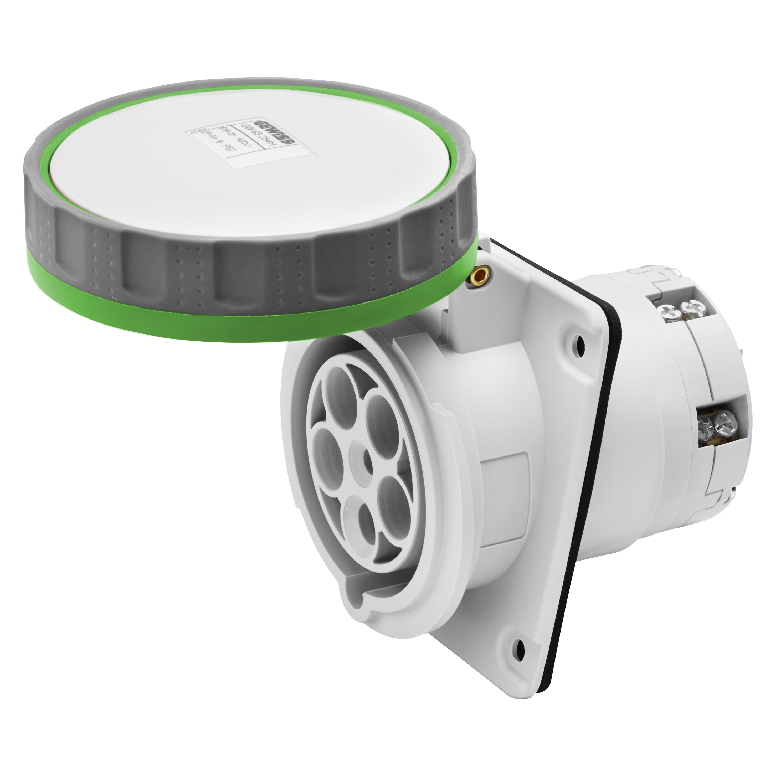 Gewiss - SOCLE PC 10° HP IP67 2P+T 125A >50V 2H