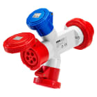 Gewiss - AD.ET.3P+N+T 32A 400V 2X2P+T/1X3P+N+T