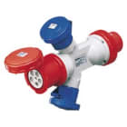 Gewiss - AD.ET.3P+N+T 63A 400V 2X2P+T/1X3P+N+T