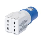 Gewiss - ADAPT.IC 2P+T 16A 230V 2X 2P+T BI.P17/11
