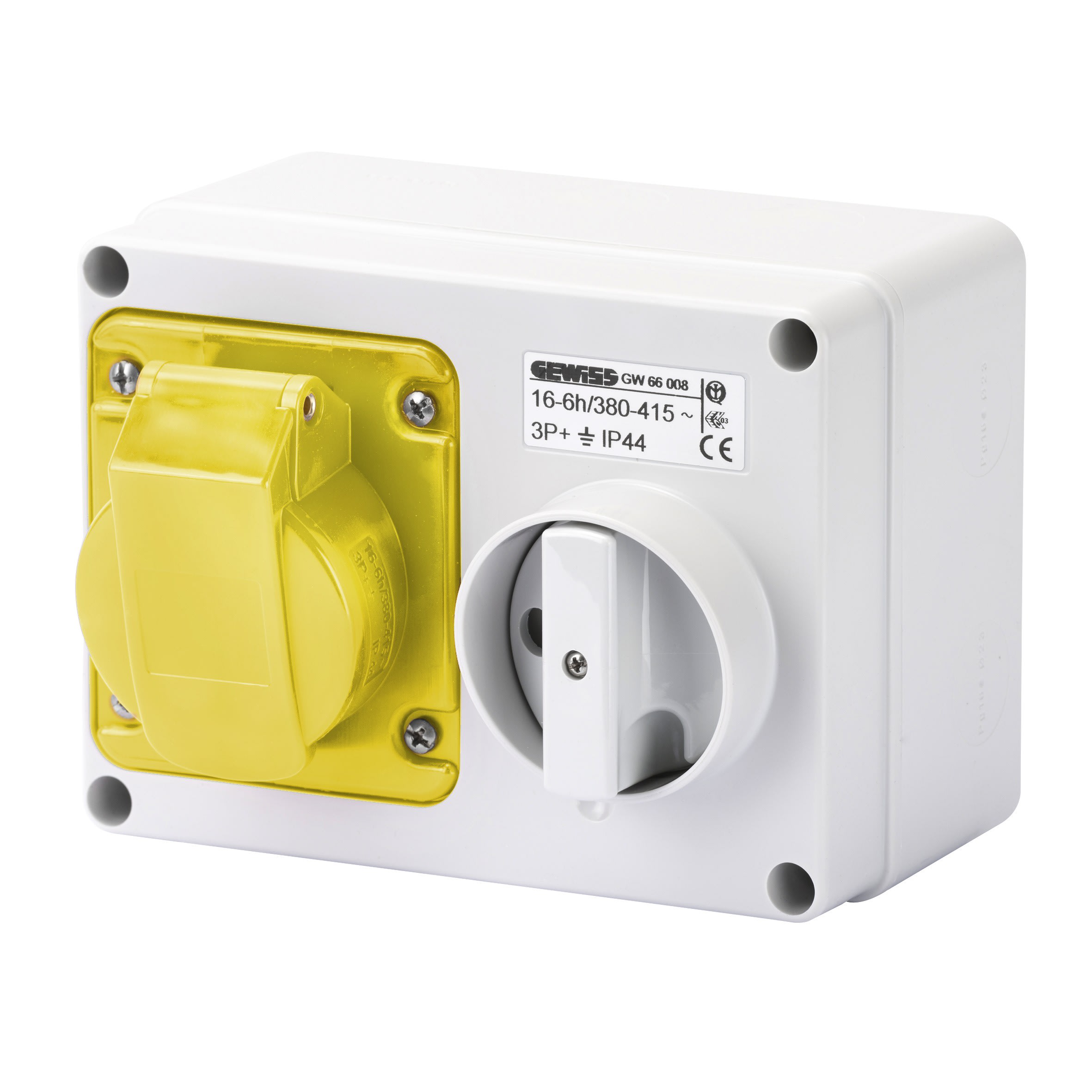 Gewiss - SOC.PR.VE.H.A.F.3P+T 16A 110V 4H SBF