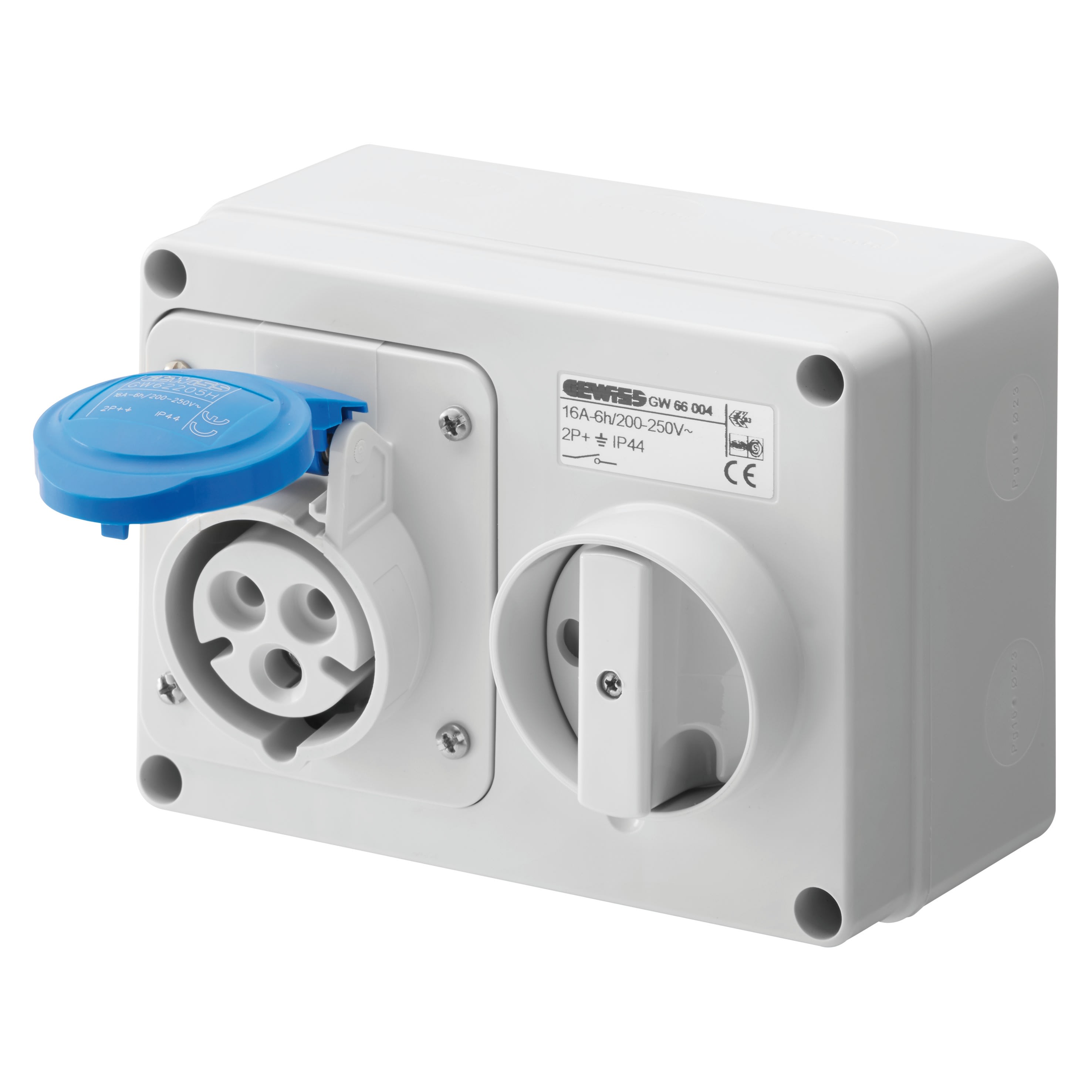 Gewiss - SOC.PR.VE.H.A.F.3P+N+T 16A 230V 9H SBF