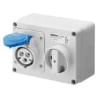 Gewiss - SOC.PR.VE.H.A.F.3P+N+T 16A 230V 9H SBF