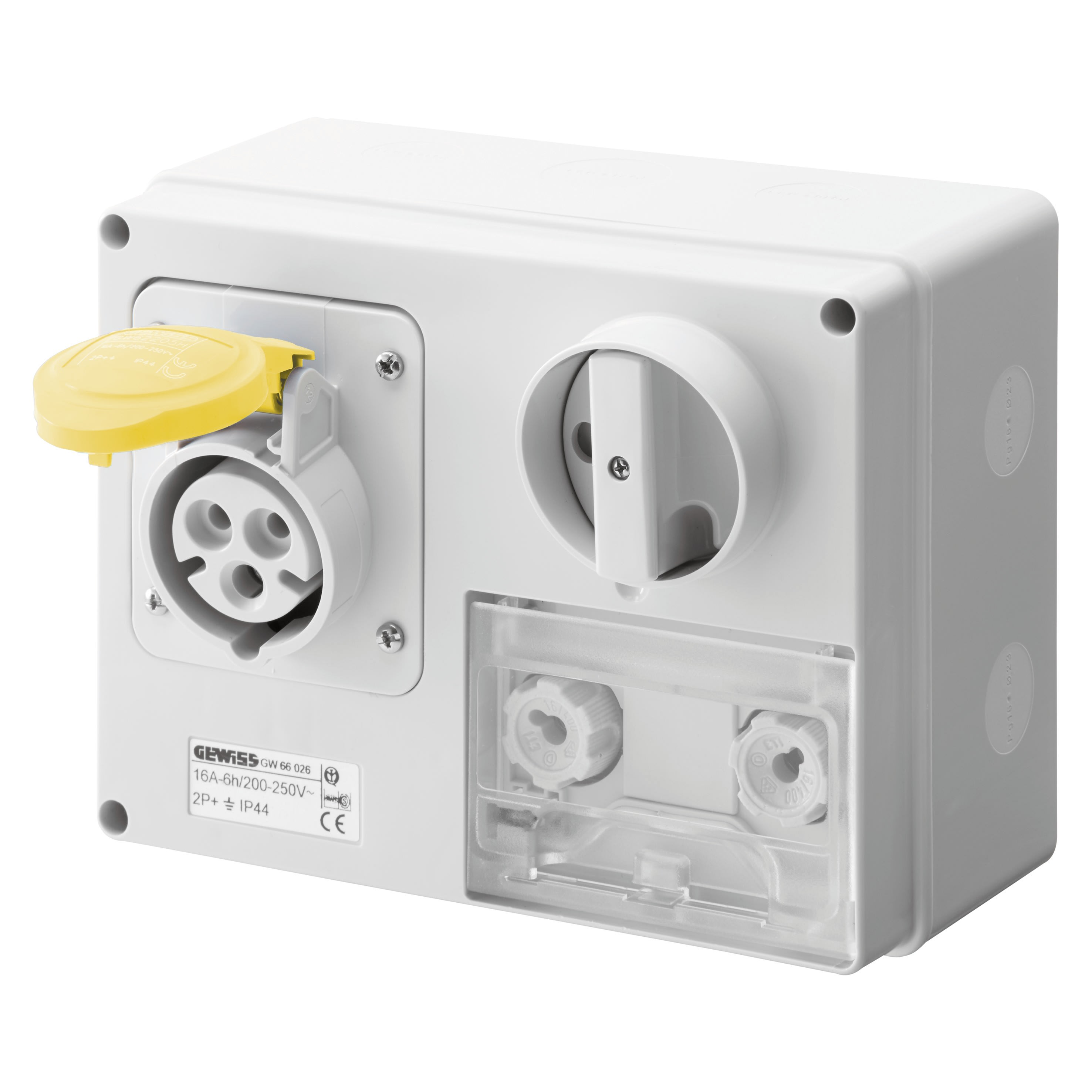 Gewiss - SOC.PR.VE.H.A.F.3P+T 32A 110V 4H CBF