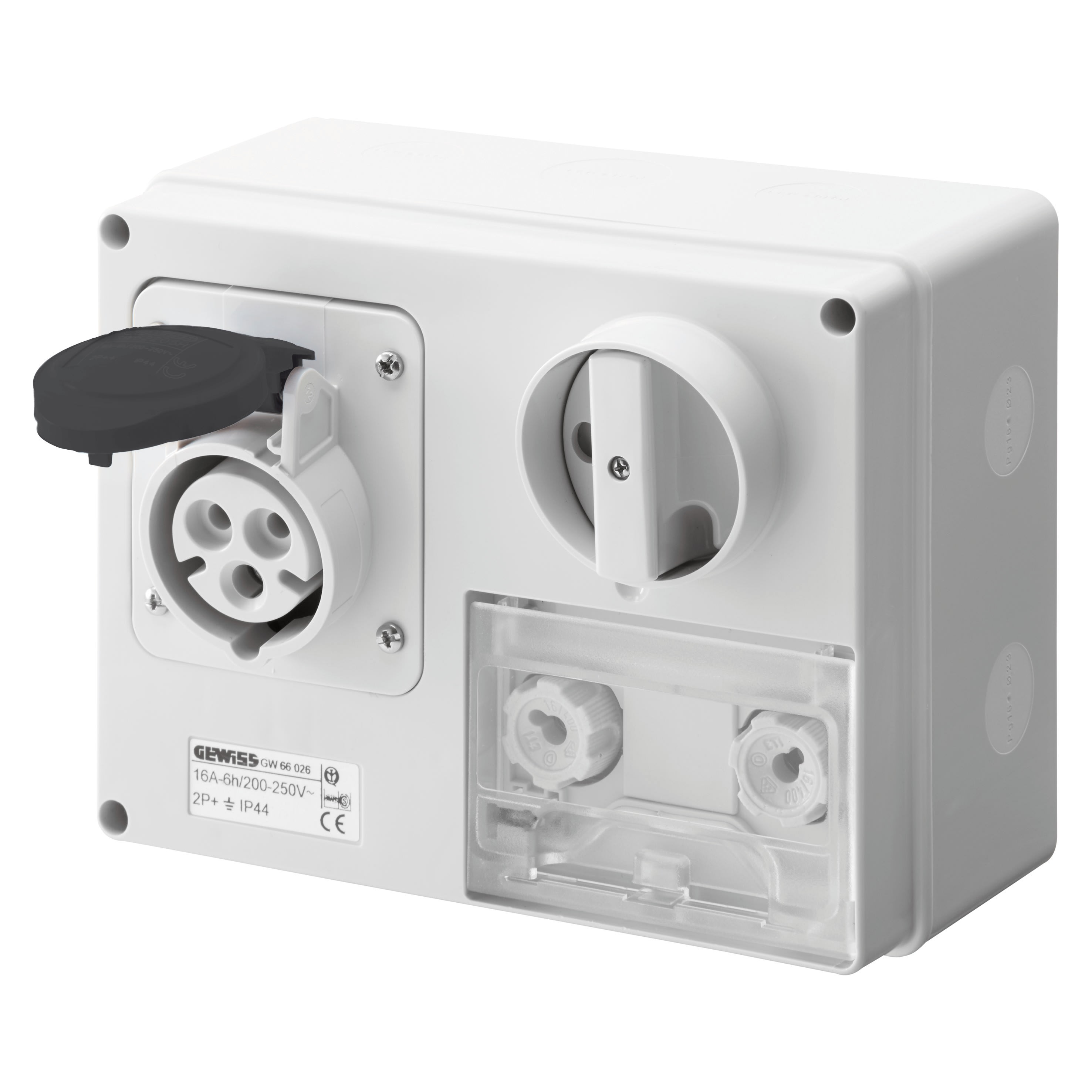 Gewiss - SOC.PR.VE.H.A.F.3P+T 32A 500V 7H CBF - GW66043