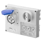 Gewiss - SOC.PR.VE.H.S.F.3P+N+T 32A 230V 9H CBF