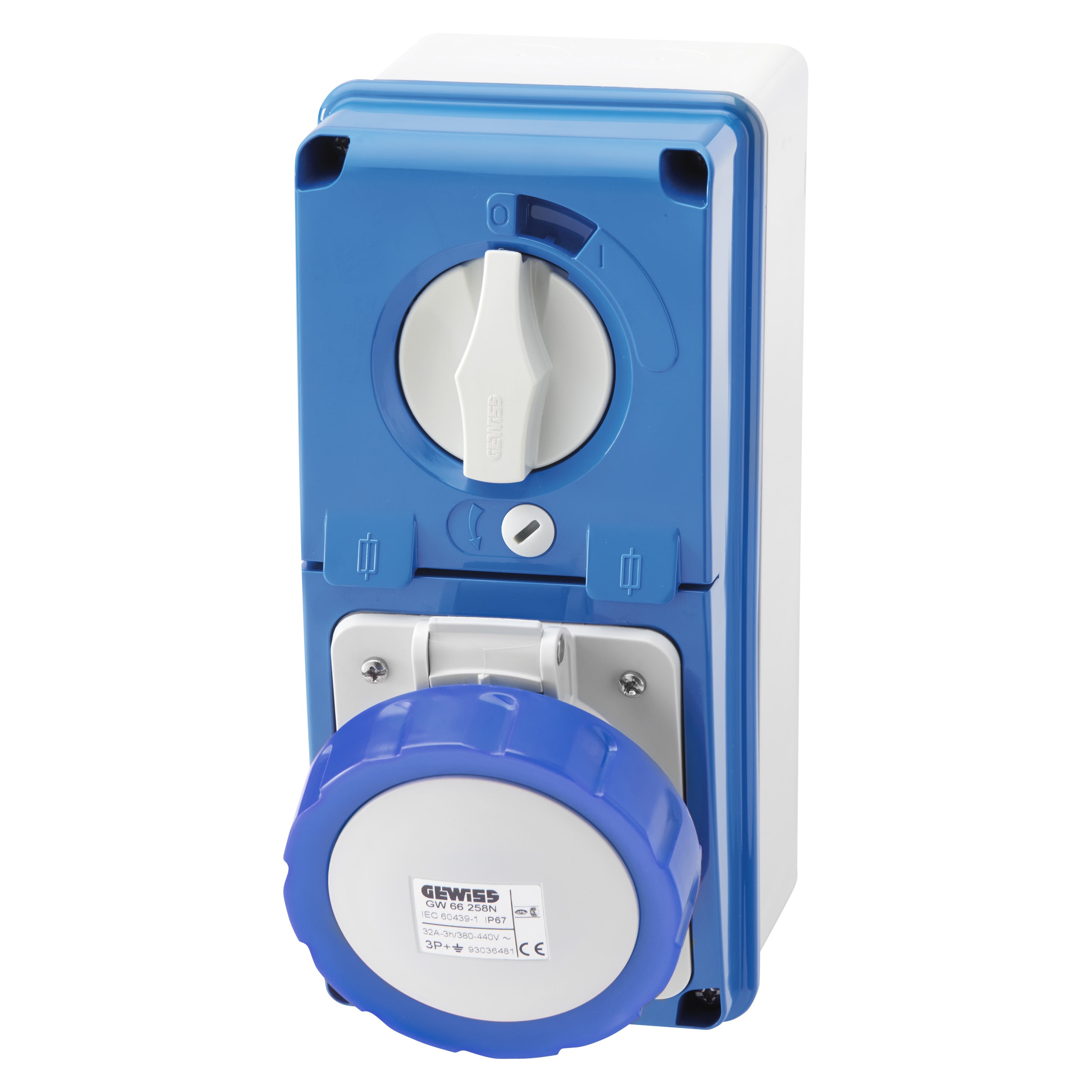 Gewiss - SOC.PR.VR.A.F.3P+N+T 32A 230V9H CBF IP67