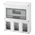 Gewiss - COFF.IP55 NON CABLE 3 PRISES VERT.COMBI.