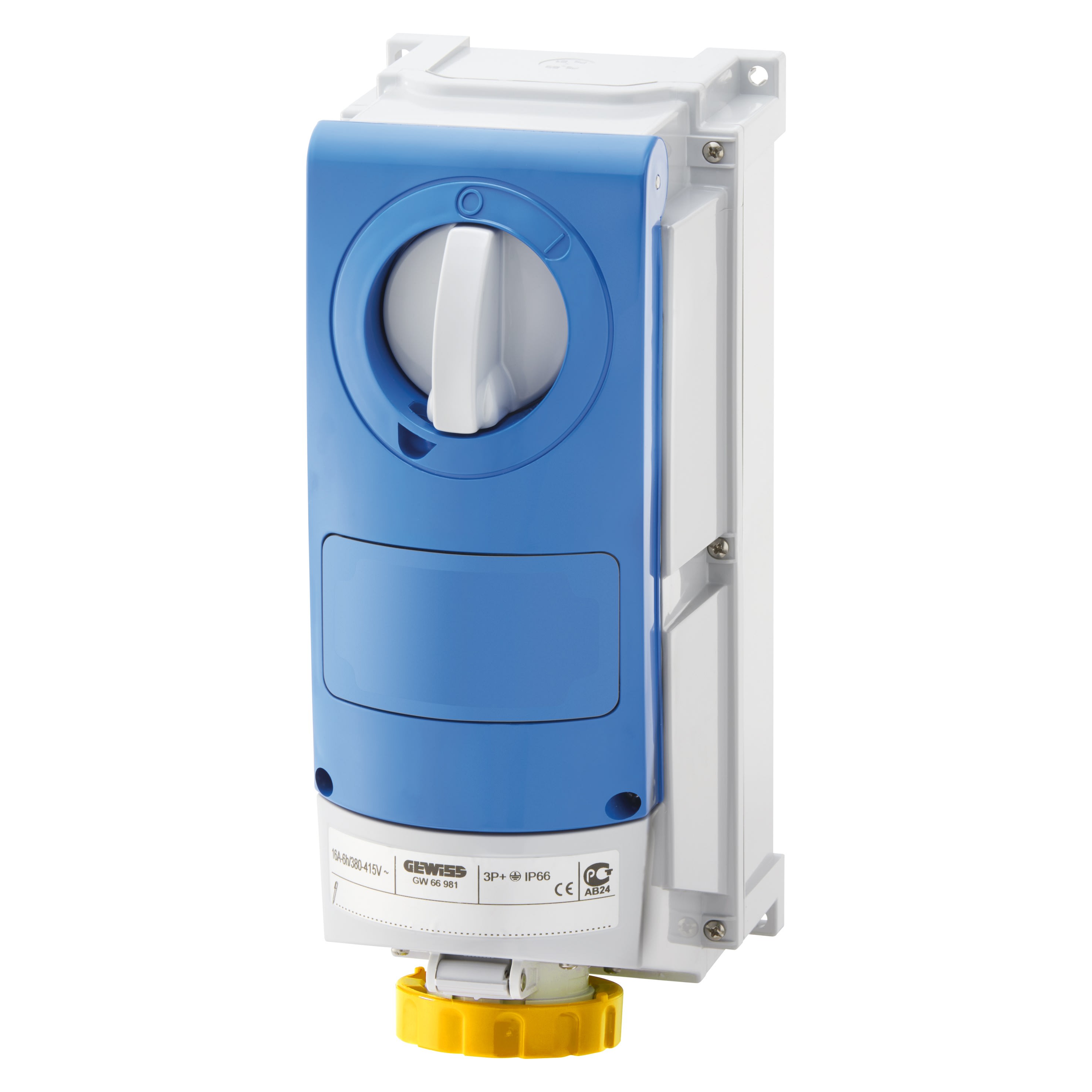 Gewiss - PRISE BL.IP66 A.F.3P+N+T 63A 110V 4H DIR