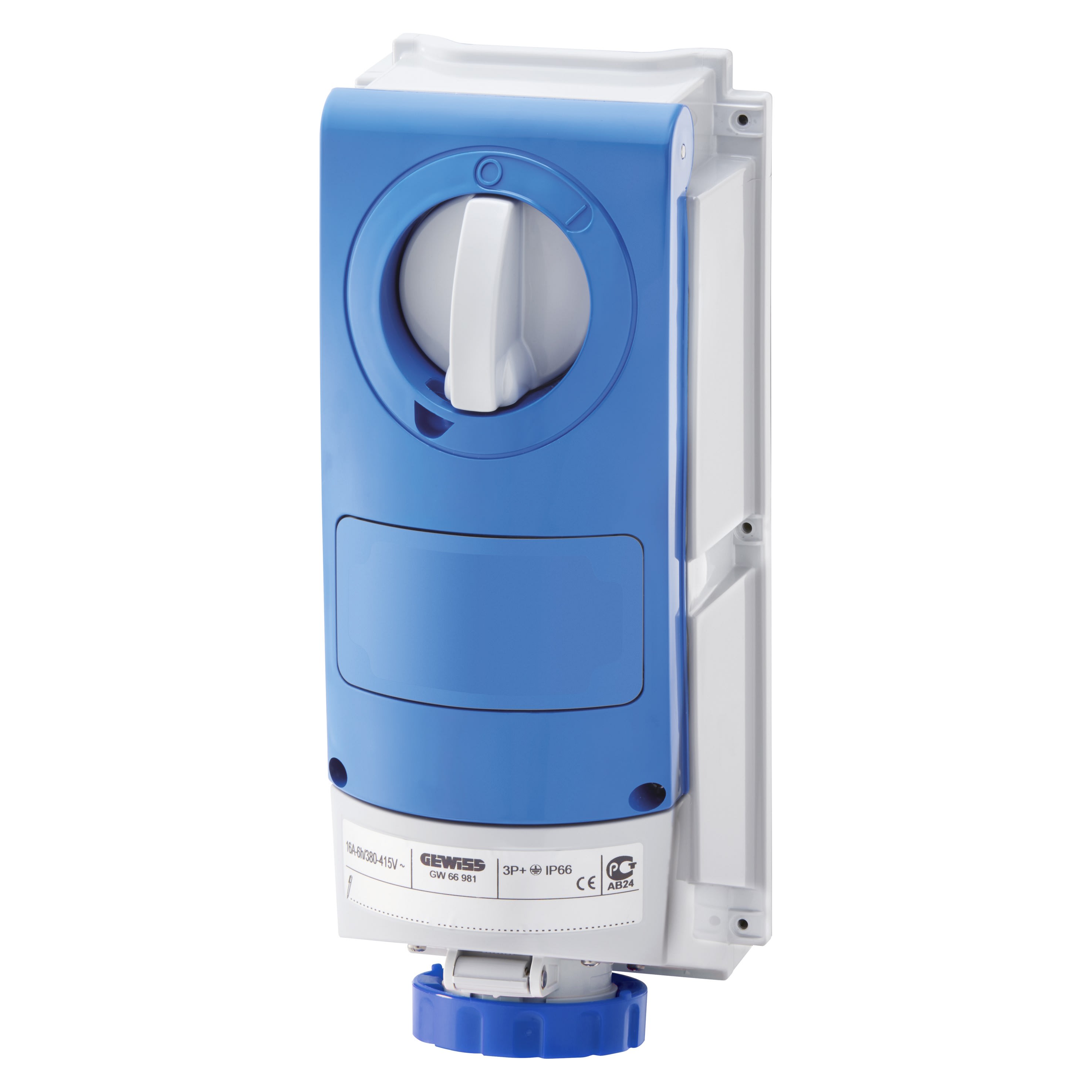 Gewiss - PRISE BL.IP66 S.F.3P+N+T 32A 230V 9H DIR - GW66551