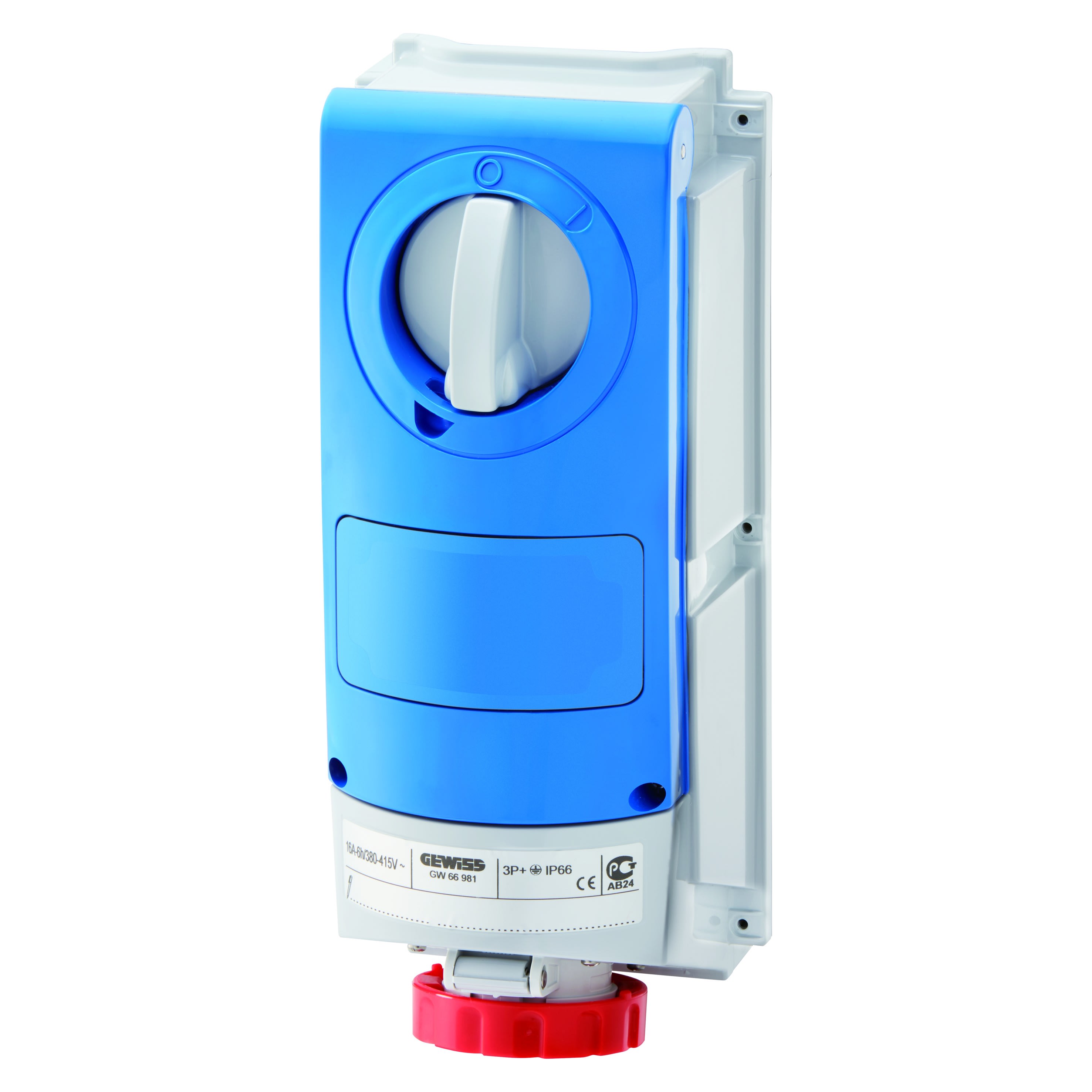 Gewiss - PRISE BL.IP66 S.F.3P+T 32A 400V 6H DIR - GW66553