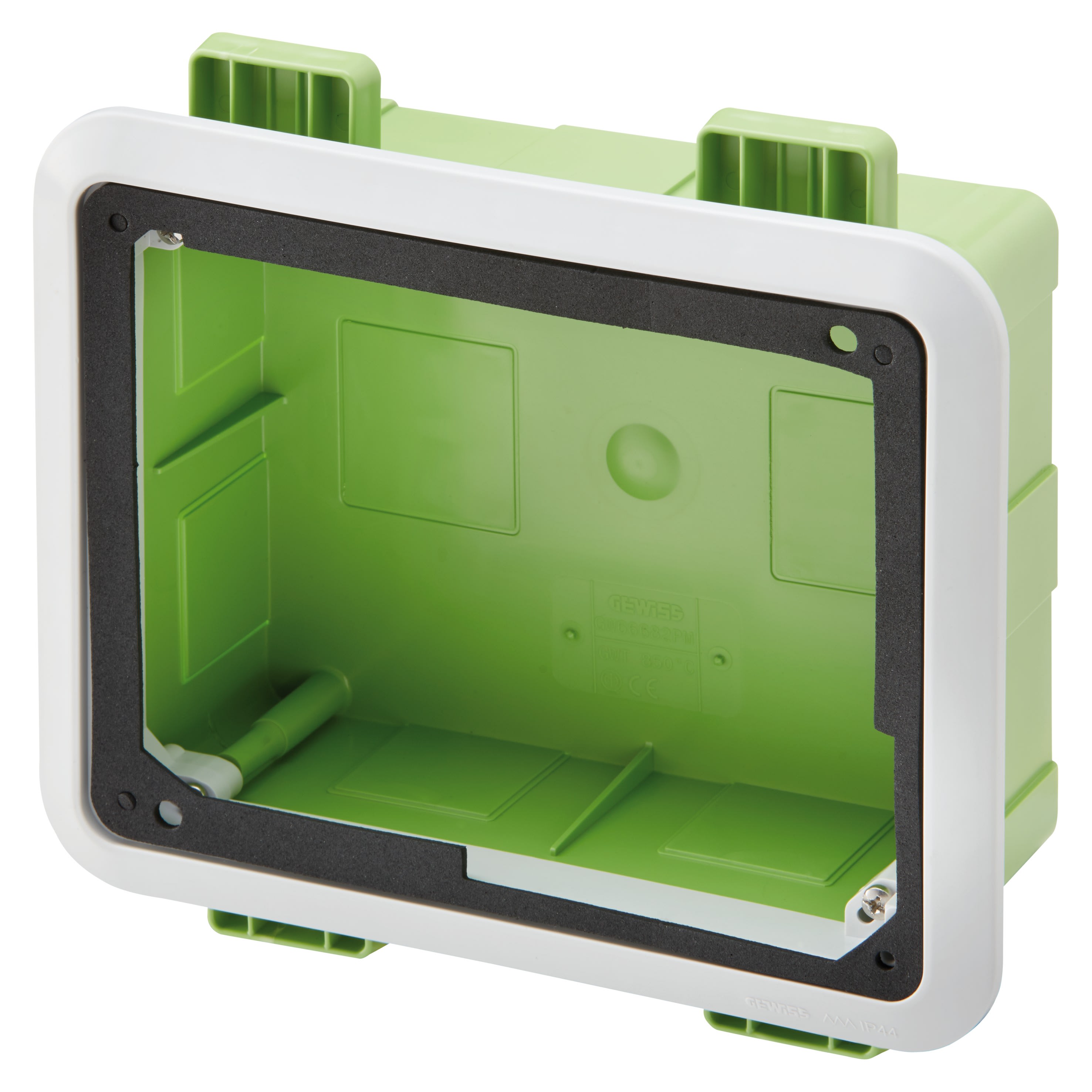 Gewiss - BOITE.ENC.COMB.HOR.16/32A CBF IP44GREEN