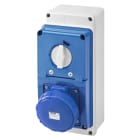 Gewiss - SOC.PR.VR.A.F.3P+N+T 63A 230V9H CBF IP67 - GW67250N