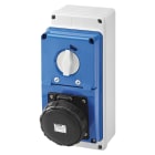 Gewiss - SOC.PR.VR.V.A.F.3P+T 63A 500V7H CBF IP67 - GW67254N