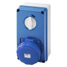 Gewiss - SOC.PR.VR.A.F.3P+N+T 63A 230V9H SBF IP67
