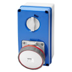 Gewiss - SOC.PR.VR.A.F.3P+N+T 63A400V6H SBF IP67