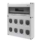 Gewiss - Q-DIN 20M 8 PR.16/32A IP65