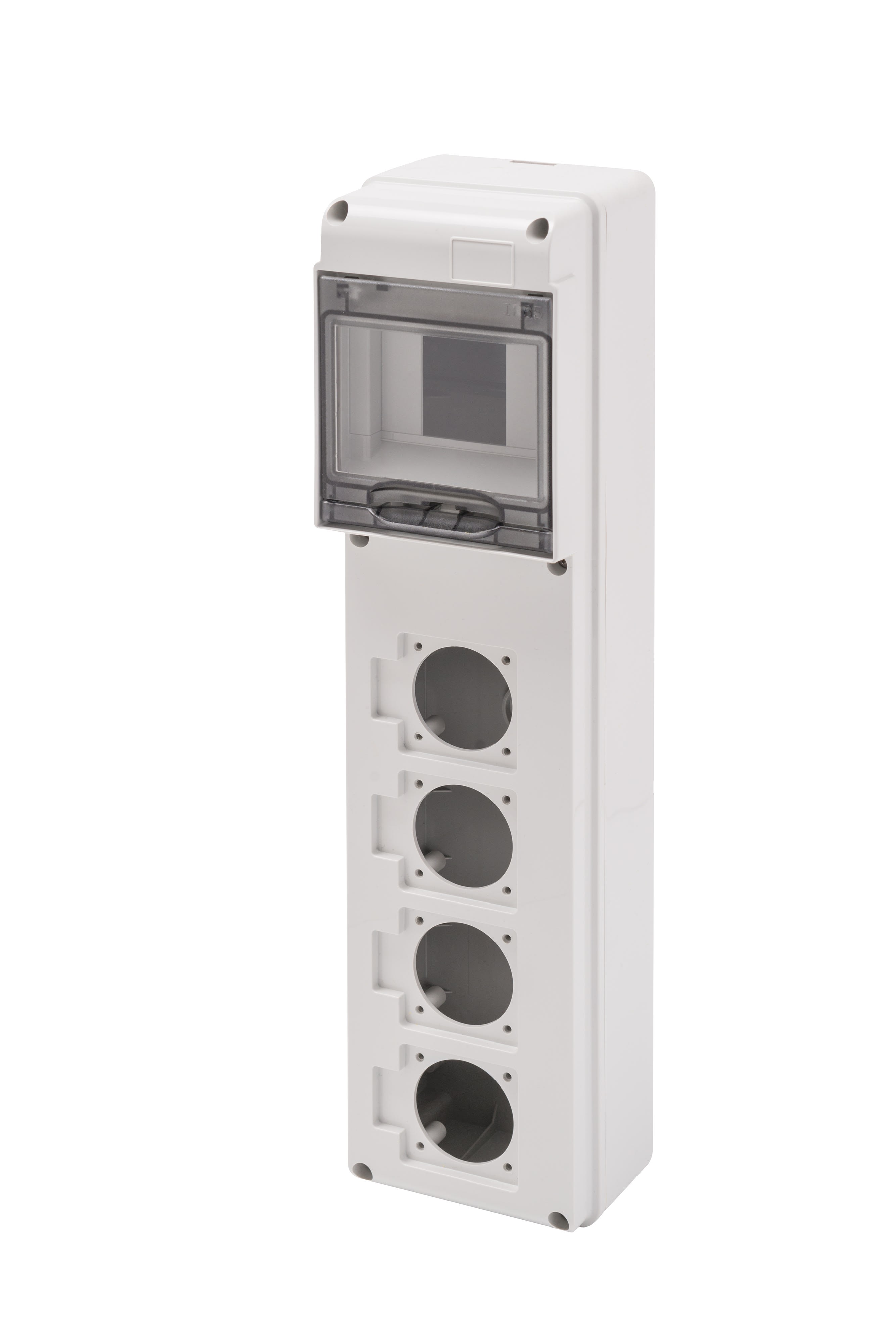 Gewiss - Q-DIN 5M.4 SOCLES PR. 50X50 IP65