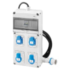 Gewiss - Q-DIN 10 ASC:2PR.IEC309,2PR.DOM.M. - GW68203N