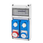 Gewiss - Q-DIN 10 ASD 1PR.2P+T 16A +1PR.3P+T 16A