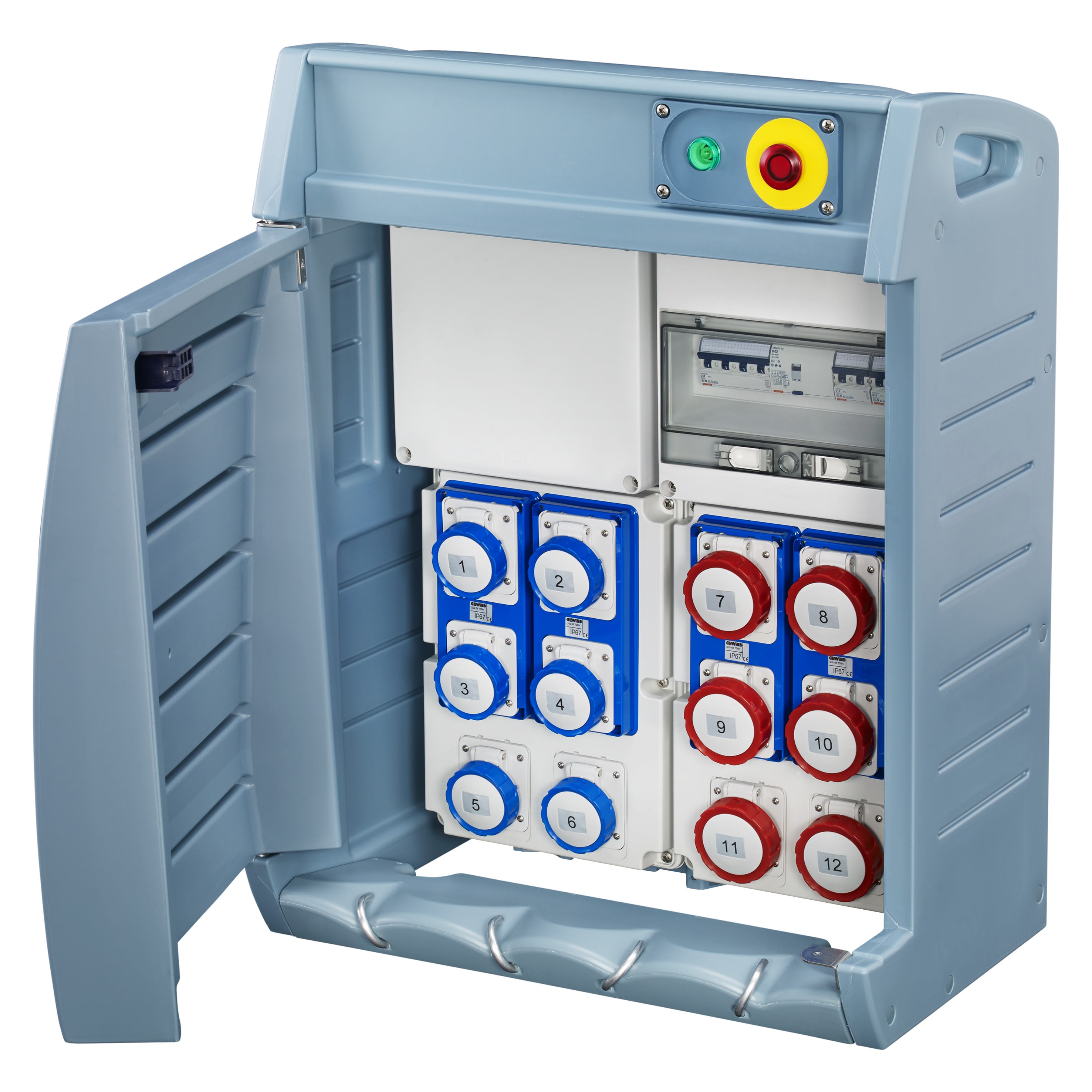 Gewiss - Q-BOX4 ASC MO1F 12 PR.IEC 12 KW EM
