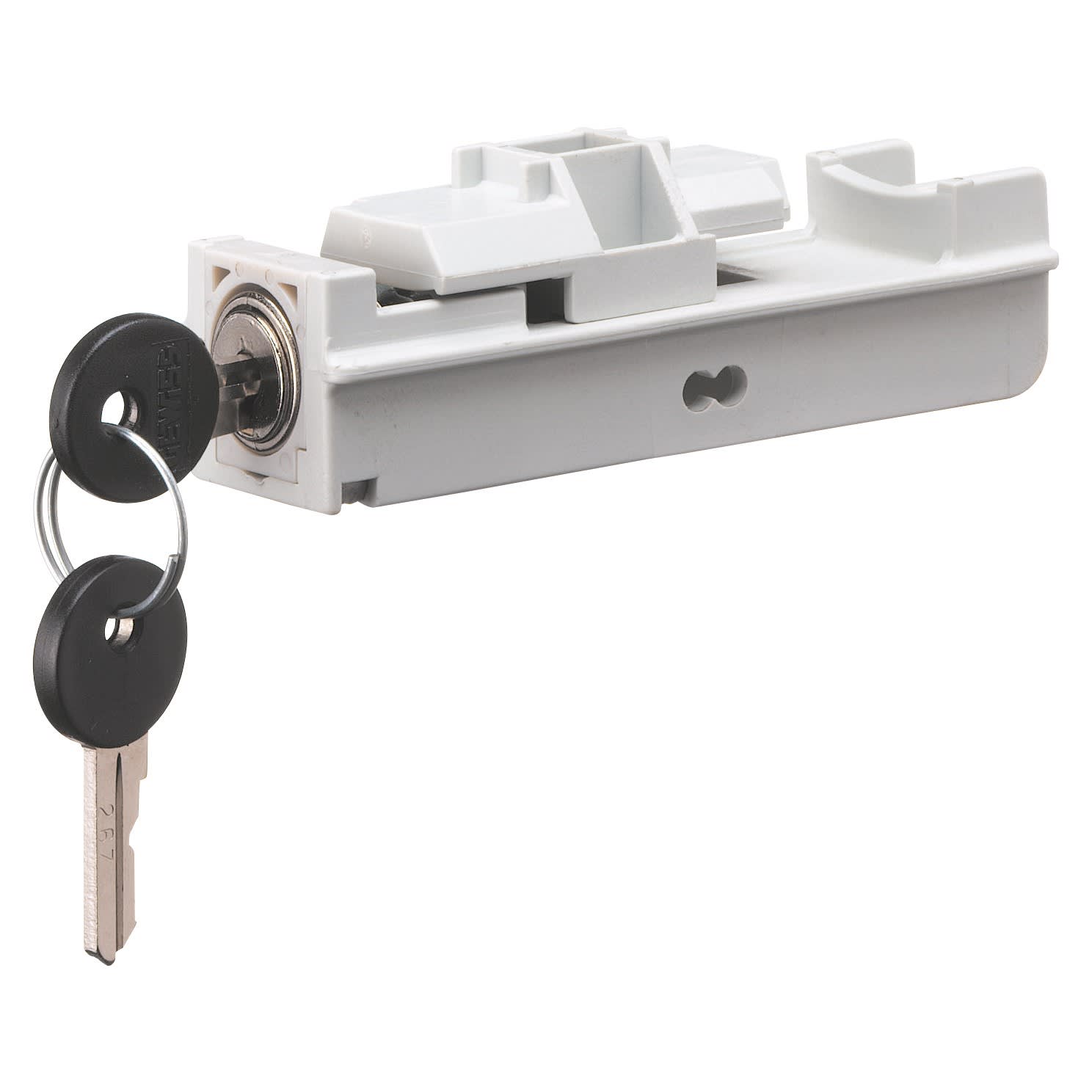 Gewiss - BLOC PRISE/FICHE + SERRURE Q-BOX - GW68505