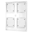 Gewiss - PANNEAU 4 CALOTTES 85x75 BL