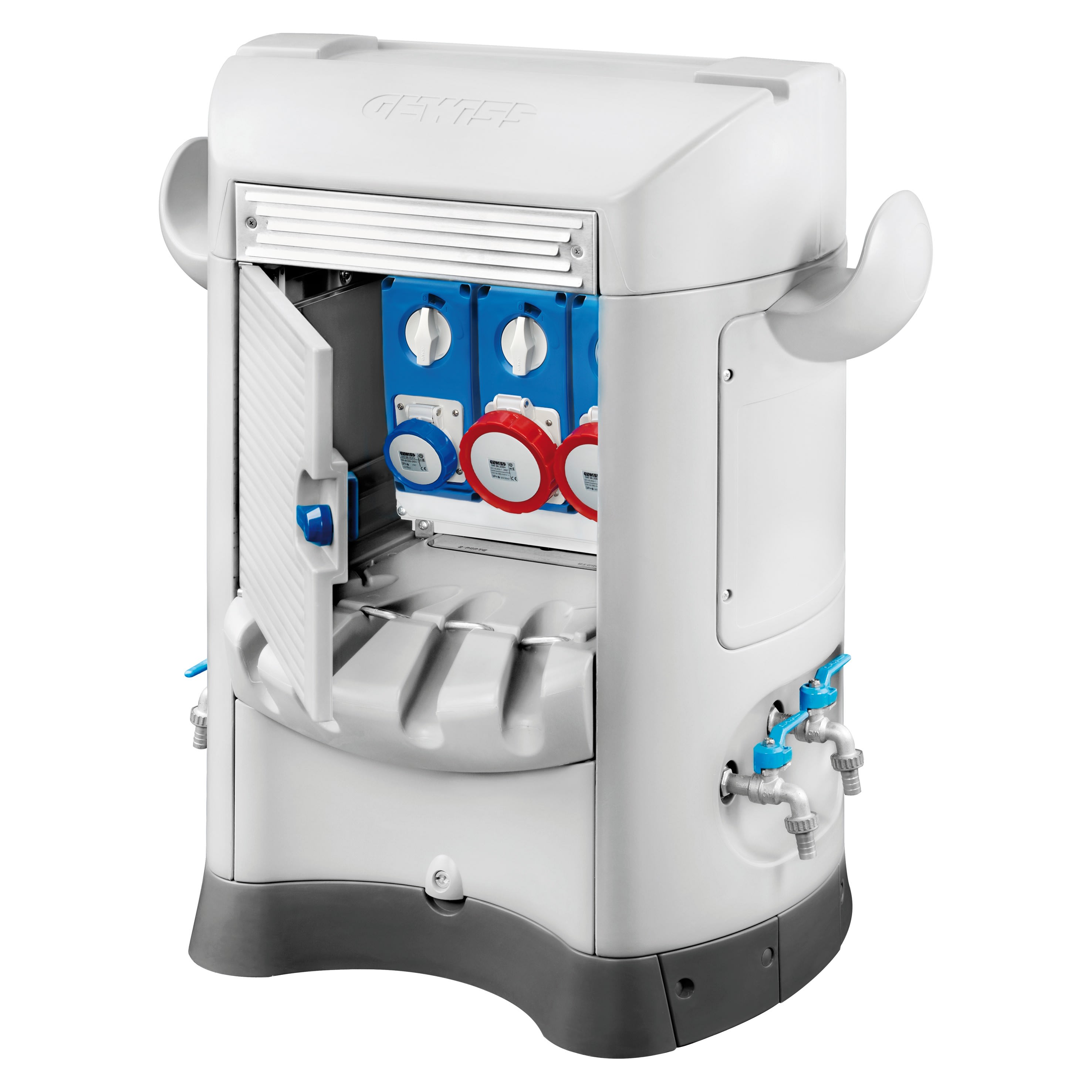 Gewiss - QMC125B 1 2P+T 16A 2 3P+N+T 32A IP55 BL.