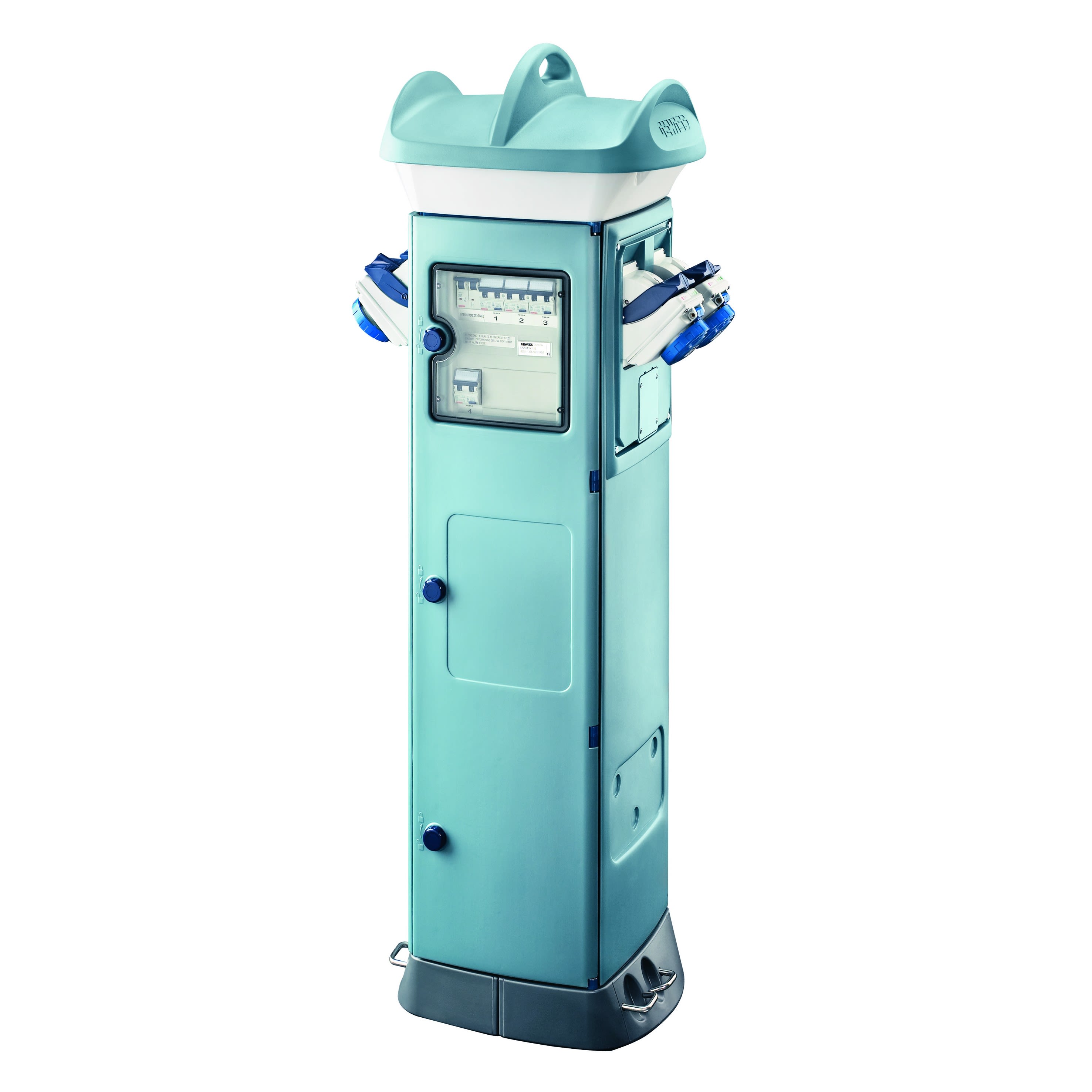 Gewiss - QMC63C 4 2P+T COMBIBLOC 16A IP55 BLEU C.