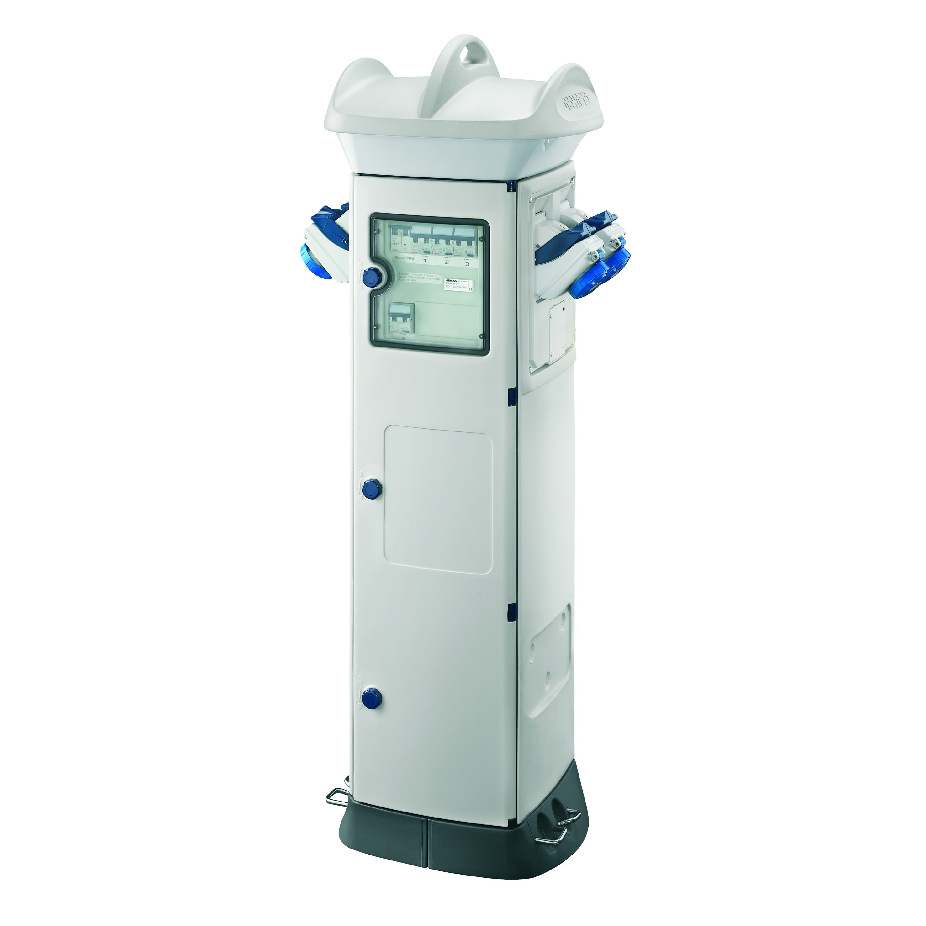 Gewiss - QMC63C 4 2P+T COMBIBLOC 16A IP55 BL