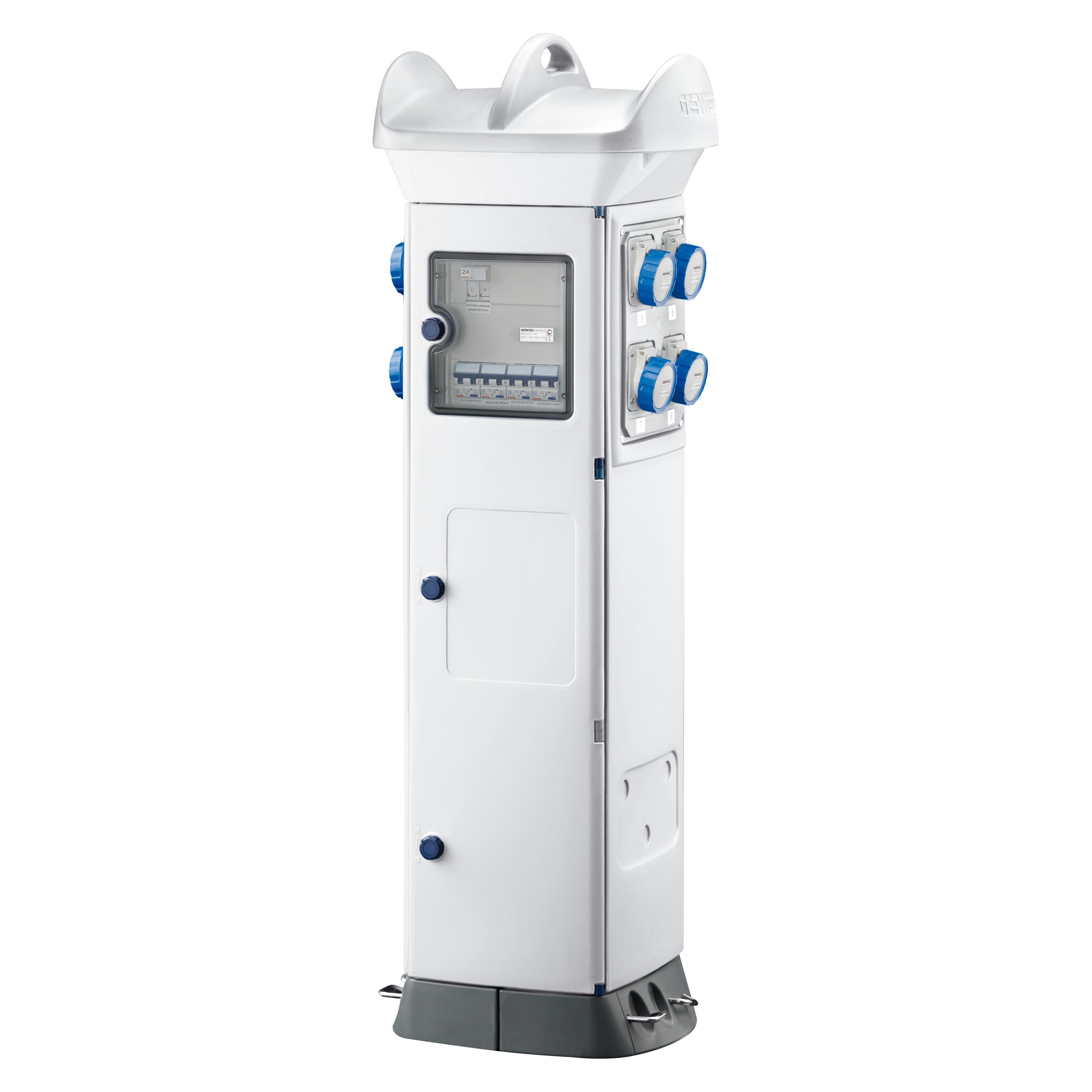 Gewiss - QMC63C 8 PRISES 2P+T 16A IP55 BL