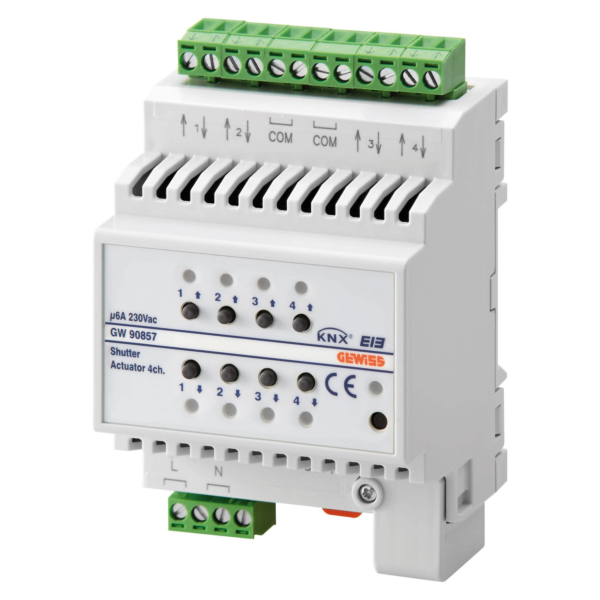 Gewiss - ACTIONNEUR COMM. MOTEUR 4 CANAUX KNX