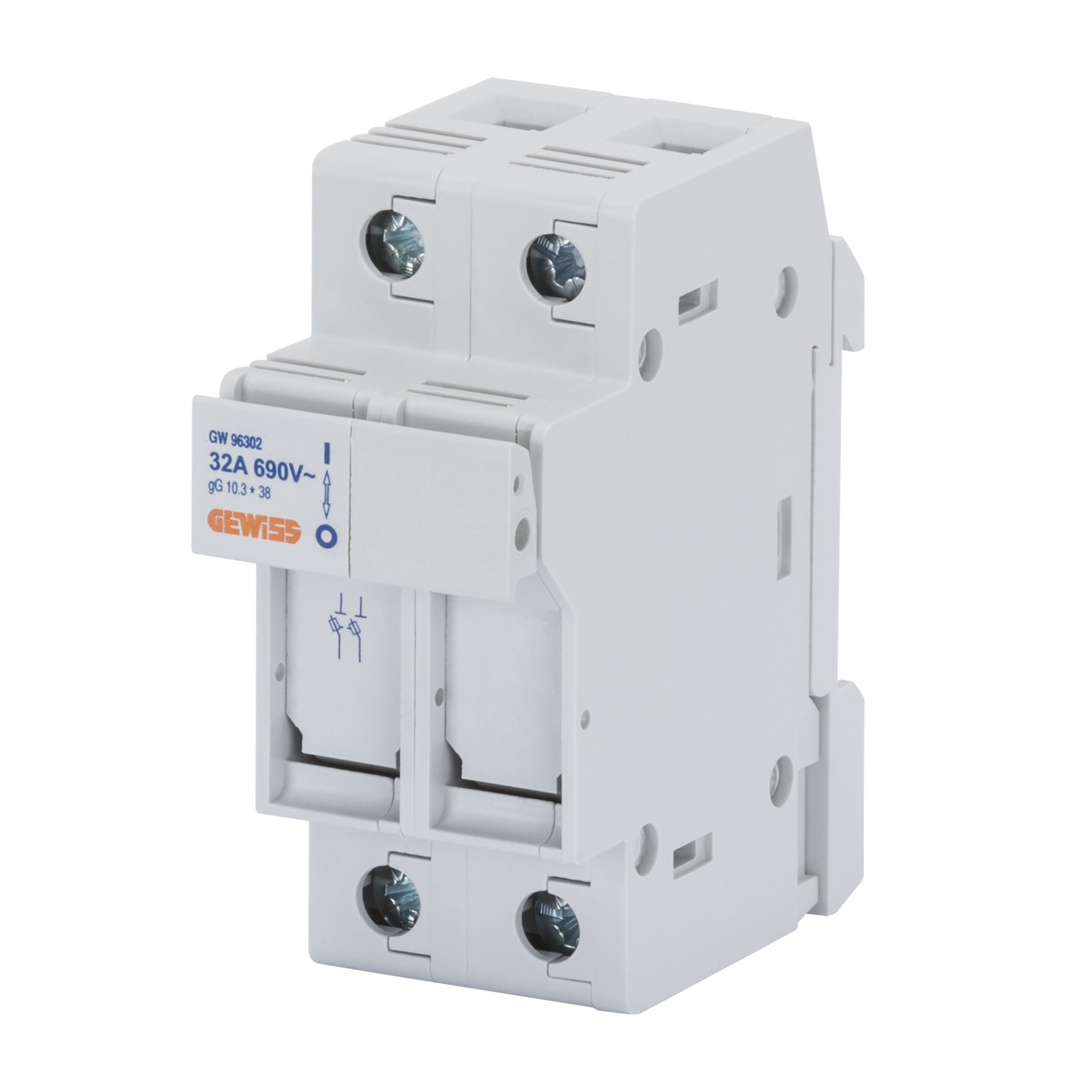 Gewiss - PORTE-FUS.SECT.1P+N 10,3X38 690V 32A