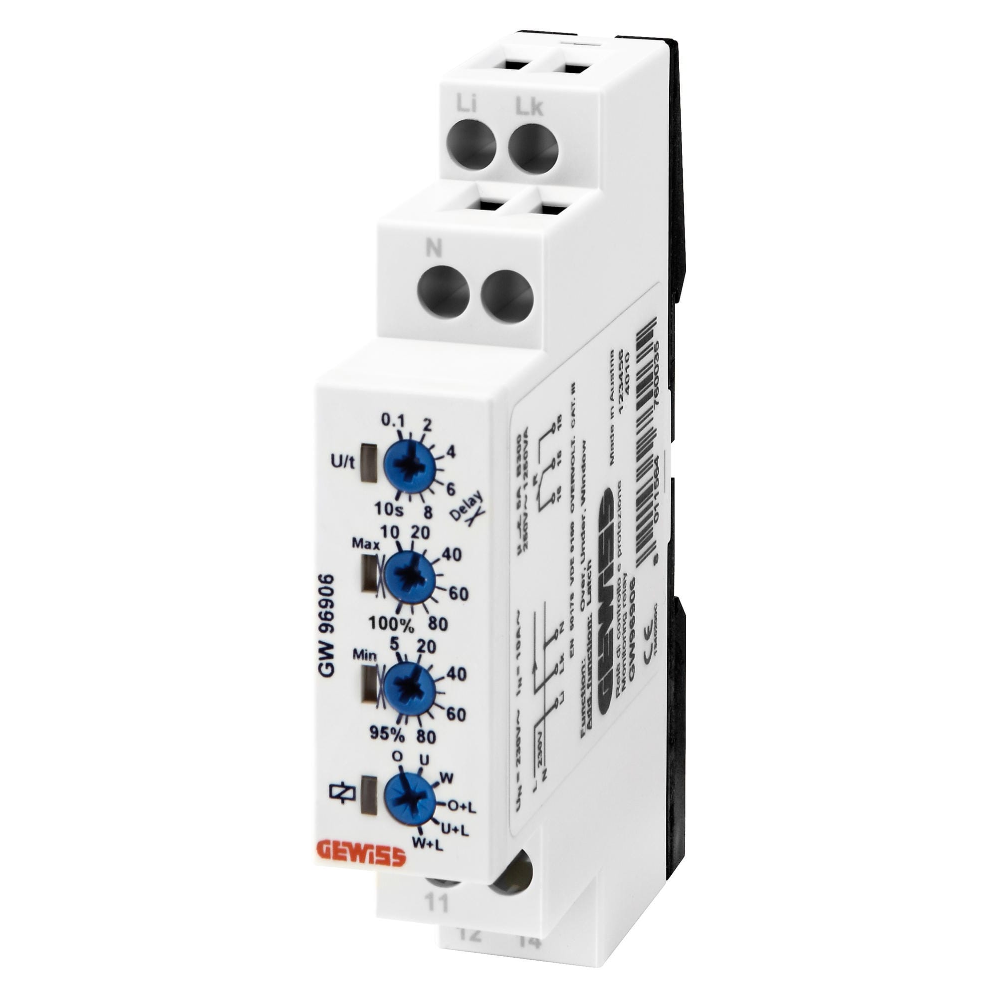 Gewiss - RELAIS CONTROLE COURANT MONO AC - GW96906