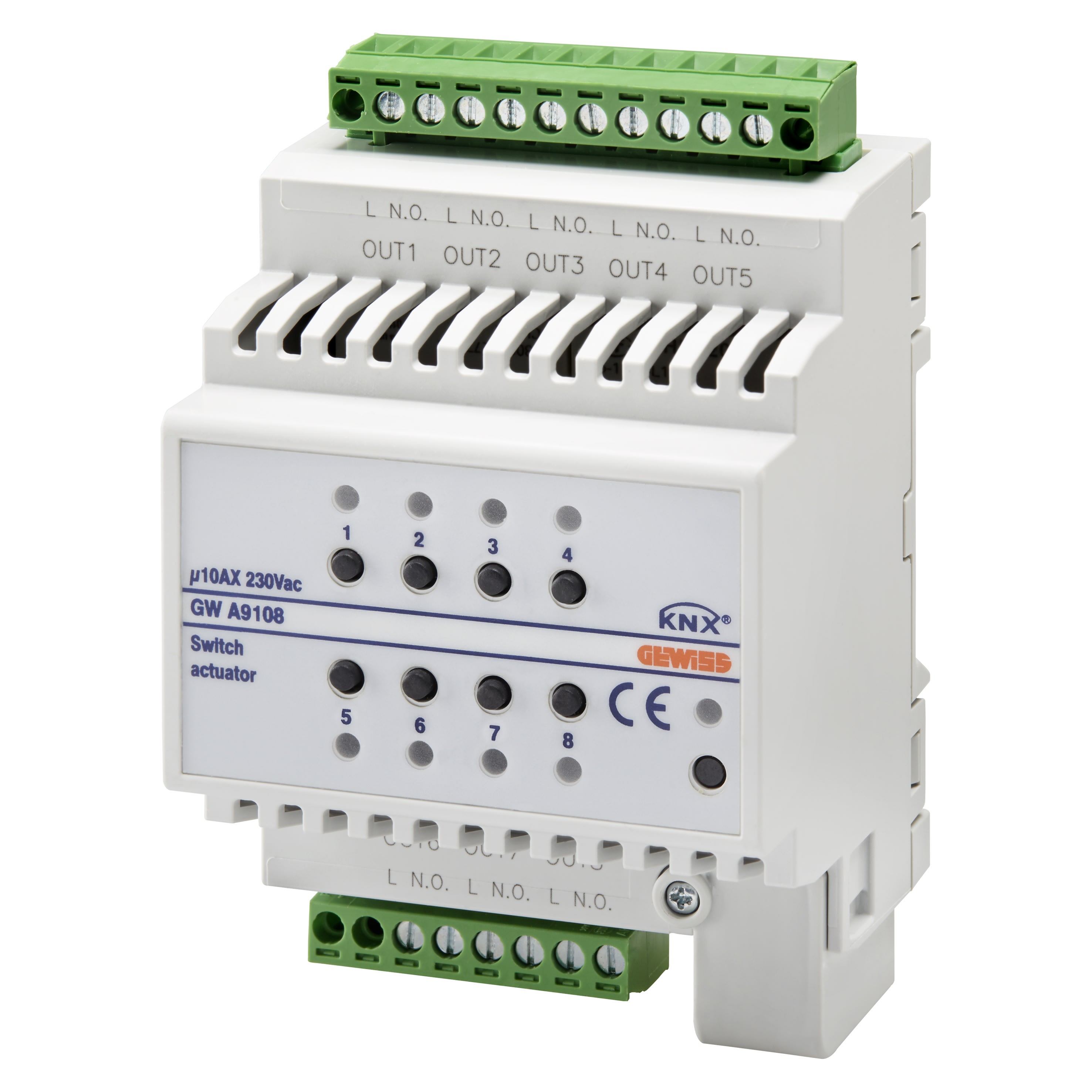 Gewiss - ATTUATORE COMMUTAZIONE 8 CAN.10AX KNX