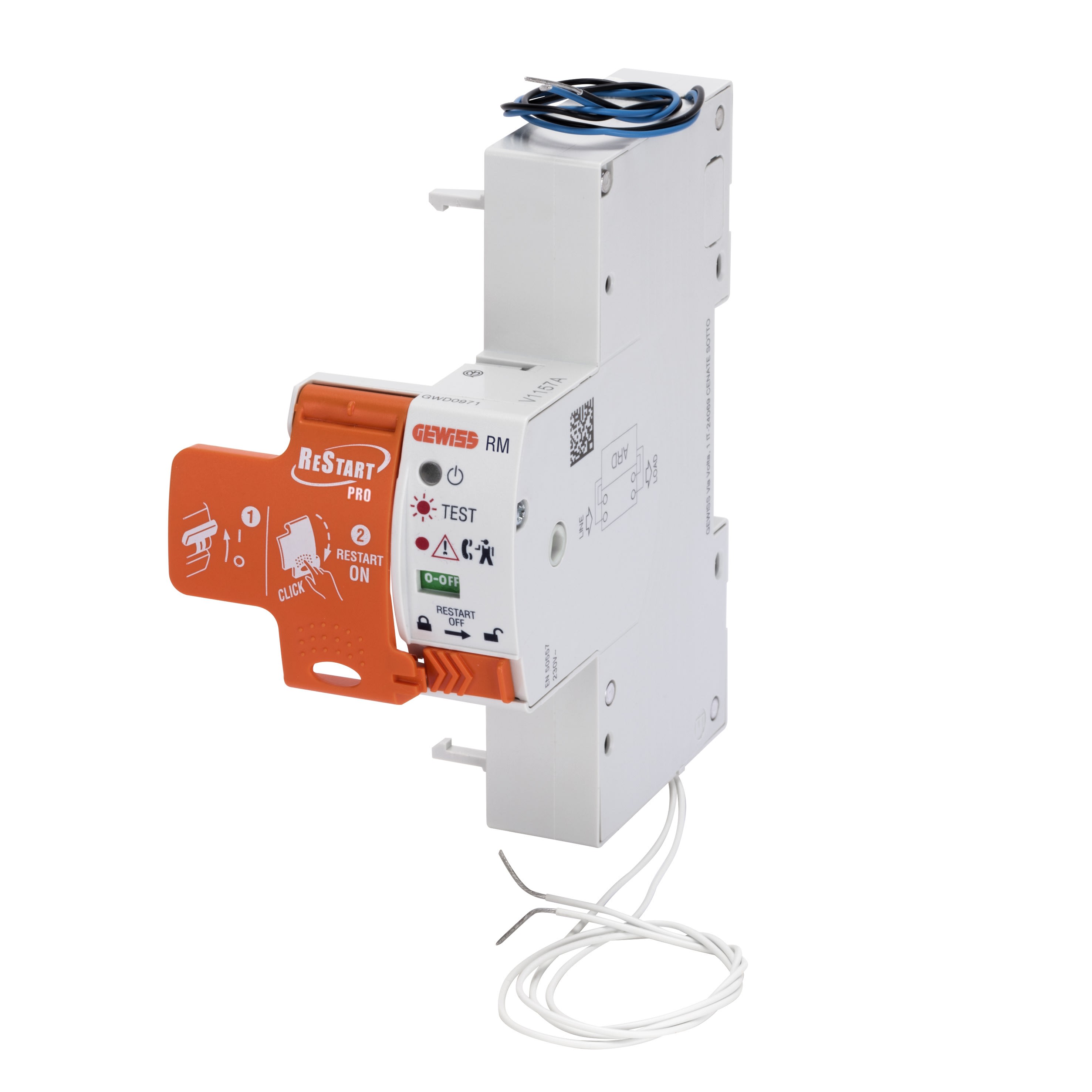 Gewiss - RM2-300P RESTART 2P PRO 0,1/0,3A 1M