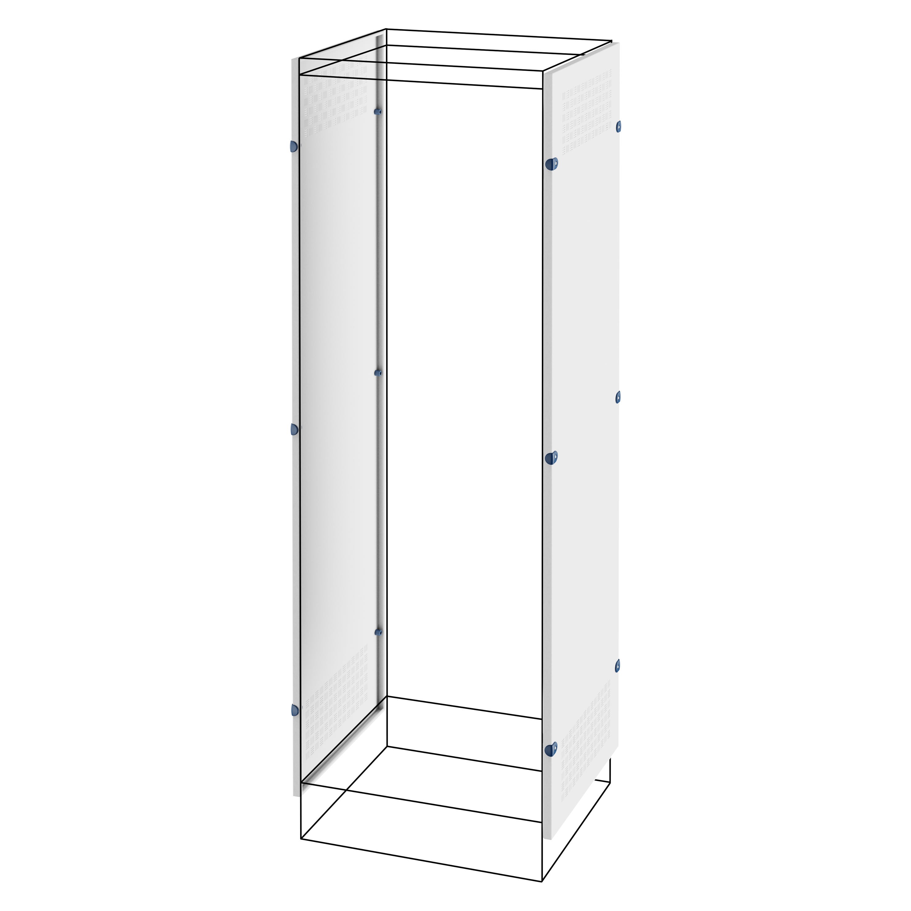 Gewiss - QDX1600H PAV PANNELLI LAT AERATI2000x625