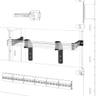 Gewiss - QDX STAFFE GUIDA DIN MSX PROF UTILE 125