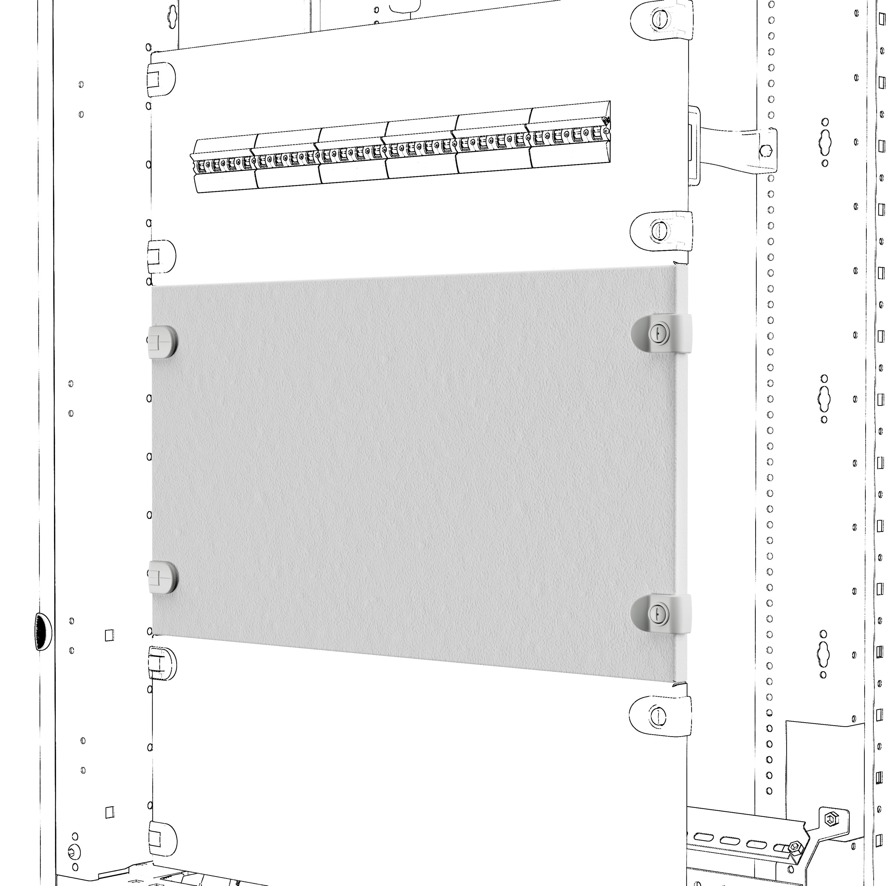 Gewiss - QDX PANNELLO PIENO 850x600